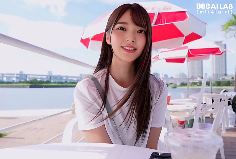 AI現役女子大生インフルエンサー AV Debut!!@ゆりちゃん
