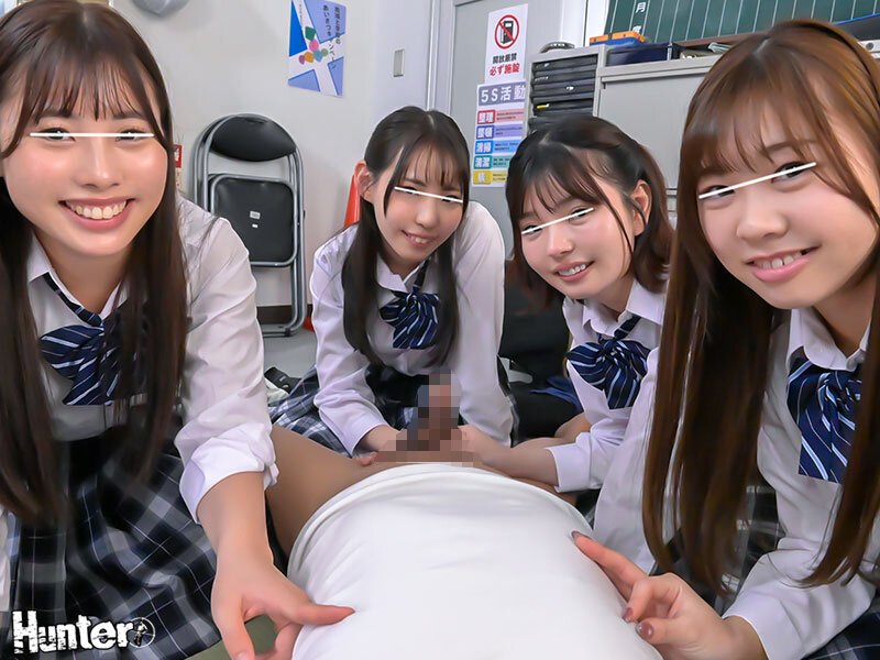 「おじさんセックスしよ」用務員の仕事は学校の環境整備とセックス。用務員室はおじさんチ〇ポで性欲解消する女子〇生たちのエッチなサボり場と化した!