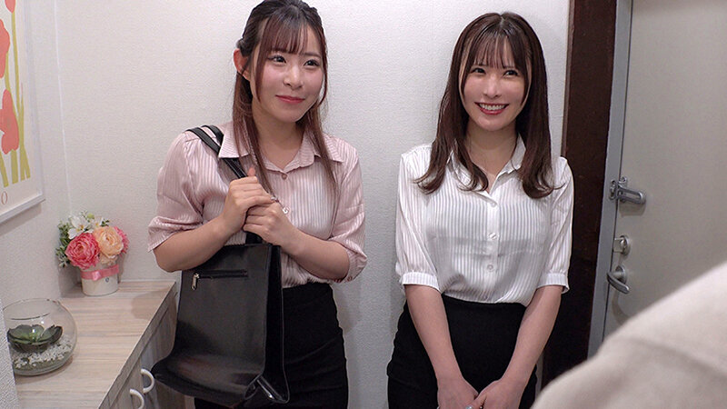 高級セクシーランジェリー姿で男を惑わす訪問販売員たちの悩殺セールス術