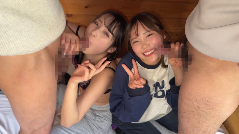 つむぐちゃん&みのりちゃん 私をスノボに連れてって大学生、春休みSEX スノボ女子と雪山乱交パーティ映像