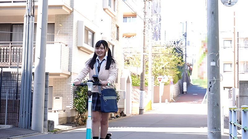 電動キックボードで帰宅する小生意気な巨乳女先輩 不登校デカチン童貞後輩に「ほらっ挿れてみな!」とあおったら逆にメスイキLOOPされたよぉぉ~