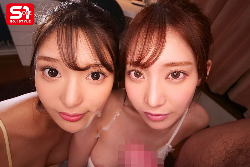 これが夢の顔射性活!父の再婚で出来たスーパー美人姉妹が毎日オナる僕のザーメンをすっごい美貌の顔面で受け止める